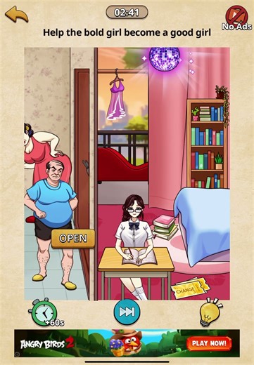 Nightmare Puzzle Level 69 Walkthrough - Help the girl hide her identity