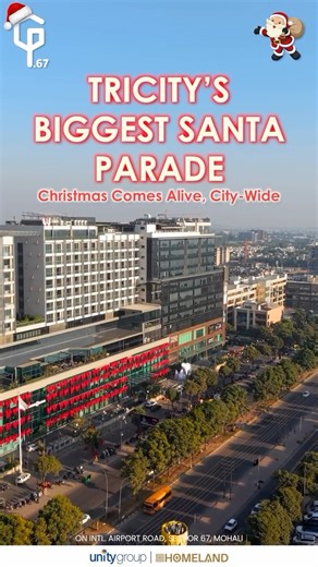 CP67 Official on Instagram: "It began at CP67!🎄✨Tricity’s Biggest Christmas Parade rolled out yesterday, setting up the festive mood. Missed it here? Catch the cheer across Tricity till 21st December.❄️ #ChristmasParadeTricity #ChristmasWonderland #CP67Mall"