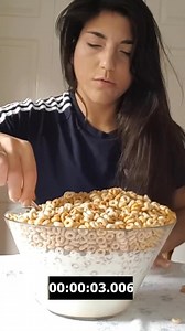 Giant bowl of cereal is no match 💪 | Leah Shutkever