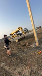 5.3M views · 31K reactions | Day 2 off to a great start, the AB Buildings crew busy getting all the posts in the holes and level and square #workshop #carpentry #construction | The Dusty Lumber Co. | Facebook