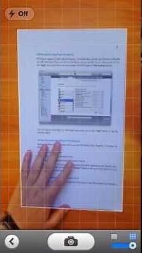 Scanner Pro 4.5 - Automatic edge detection