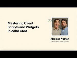 Mastering Client Scripts, Blueprints, and Widgets in Zoho | Zoholics USA 2025
