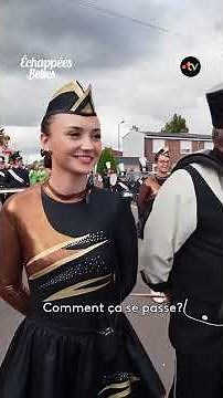 Jérôme puts on a majorette costume for the potato festival!