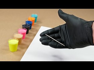 Liquid-Painting with a Toothpick