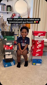 À 2 ans il est tellement reconnaissant que ça me brise le cœur 🥹💙 Et sa collection ne fait que s’agrandir… 👟🔥 #humour #baby #papa #fyp #pourtoi