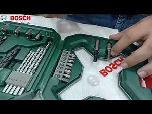 Drill bits set X34 Bosch professional 34pcs unboxing and review