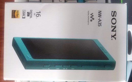 【评测】SONY NW A35播放器 开箱（自制）