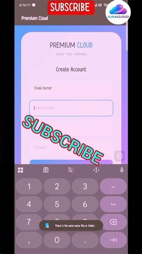 PRIMIUM CLOUD UNLIMITED IMAGE File storage #storage #shorts #calculator #hopweb #coding