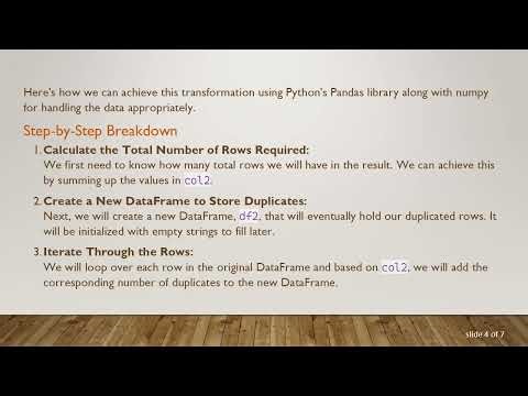 How to Duplicate Rows in a DataFrame Based on Column Criteria