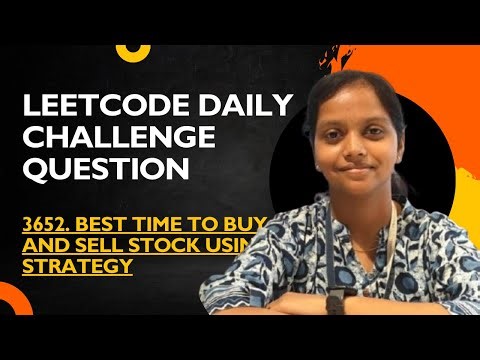 Leetcode | 3652 Best Time to Buy and Sell Stock using Strategy | Java | Prefix Sum| Daily Challenge