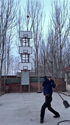 이게 되네… #농구 #묘기#3점슈터