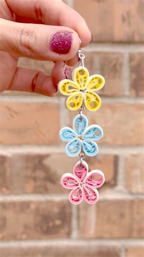 Spring Quilling Earrings