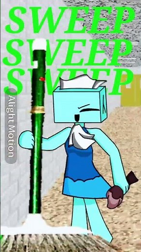 GOTTA SWEEP SWEEP SWEEP! -Dandy's world--Baldies basic- #edit #animation #ibispaintx