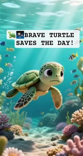 Timmy the Brave Turtle | Inspirational Moral Story for Kids 🐢✨