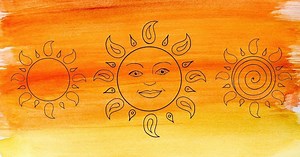 Looking for a Sun Template? 8 FREE Printable Suns to Warm Your Creative Projects! - Artsydee - Drawing, Painting, Craft & Creativity