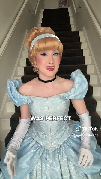 Gabriella🥀 (@gabriella.rae) - first time I’ve told this story without crying😭 #partyprincess #disney #disneyprincess #cinderella #ballgown #disneyworld #princesspartyperformer #princess #sadstory😔 #storytime #disneyprincess