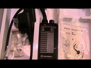 Motorola XTS3000 XTS5000 Transducer Unit, New, & Another IBM T-61 Laptop for Programming