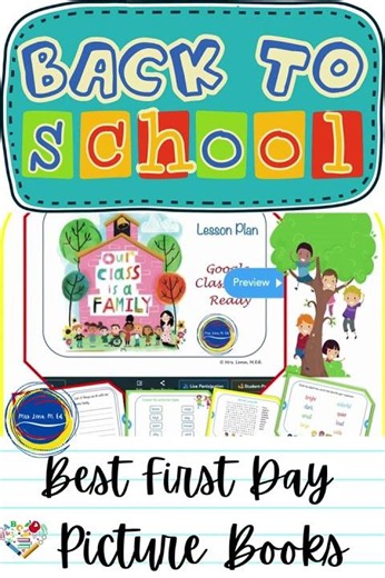 Back to School Read Aloud & Activities 📚 | First-Week Picture Books for the Classroom