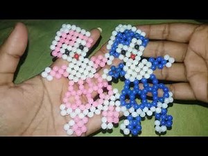 How to make Beads👭 Doll tutorial