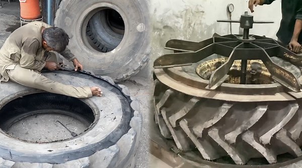How to Revive a Big Tractor Tire: Remodeling Process