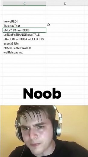 How to Capitalize text in Excel
