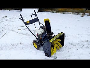 Snow blower powered by Loncin Nac test and presentation.