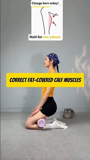 Fix Bow Legs & Slim Thick Calves | 3-Minute Daily Foam Roller Routine