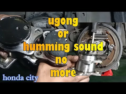 How to replace (Remove and Install) Honda City Rear Wheel Hub Bearing Humming sound no more.