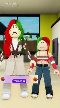 WHO'S THE REAL ONE AND WHO'S THE DOUBLE! #shorts #roblox #brookhaven