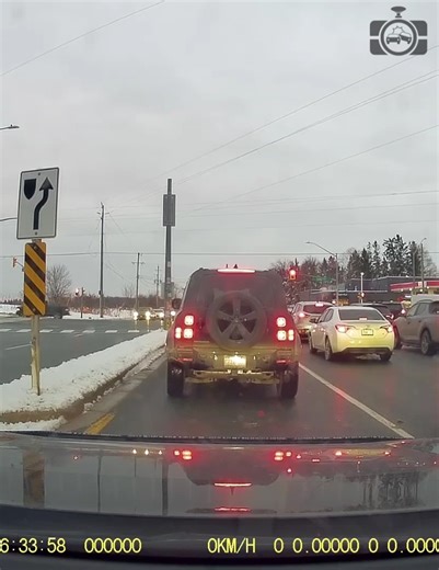 Idiot slows down on the yellow arrow light and then break checks us at intersection! | Dashcam Lessons