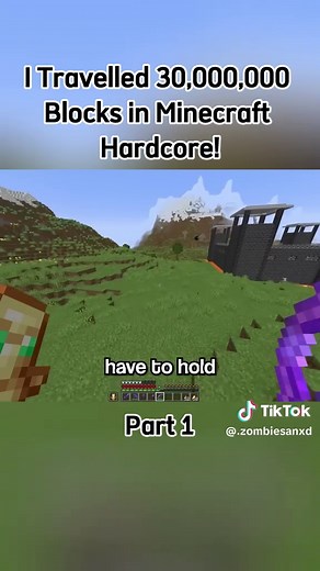 Minecraft Hardcore: Traveling 30 Million Blocks (Part 1)