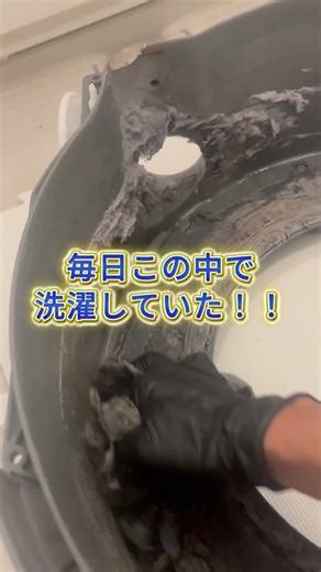 乾燥ホコリは「見えてる」だけじゃない#ドラム式洗濯機 #洗濯機掃除 #洗濯機分解洗浄 #洗濯機クリーニング #乾燥フィルター掃除#カビ臭い #洗濯槽掃除 #電気代節約 #しろまるジャパン