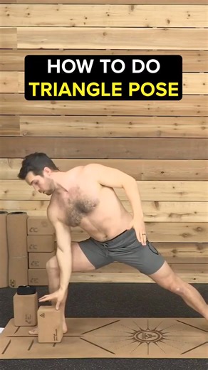 Have you ever tried Triangle Pose? Triangle Pose builds strength and mobility in your lower body, which helps relieve lower-back discomfort for those who spend a lot of time in a seated position. Learn more about this posture and so many more in our FREE 7-Day Beginner's Yoga Challenge. Comment "beginner" and we'll send you the link to sign-up and get started today! #manflowyoga #yogaformen #yoga #trianglepose #yogaforbackpain | Man Flow Yoga