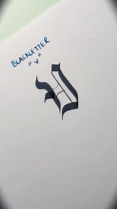 6.5K views · 95 reactions | How to write in Gothic Calligraphy Uppercase V in Gothic Script #lonecalligraphy #shortsvideos #reelsviralシ #viralvideochallenge #calligraphy #viralvideos #artist #art #lettering | Lone Calligraphy | Facebook