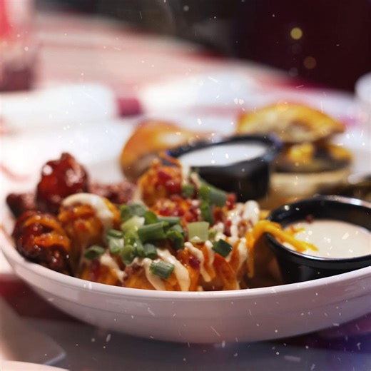 Dig into the TBS Tree-O and holiday favorites inside TGI Elf Days - our full-on festive, immersive experience! 🎄🔥 | TGI Fridays
