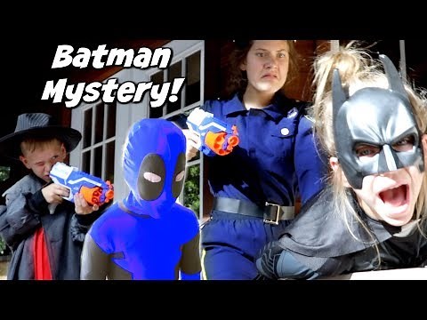 Batman Mystery! Detective Donut Solves the Batman Mystery! Hope and Noah SHK Comic