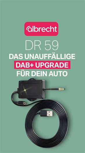 Albrecht DR 59: Das unsichtbare DAB+ Wunder für dein Auto 🔌
