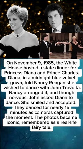 The Night Princess Diana Danced With John Travolta at the White House....