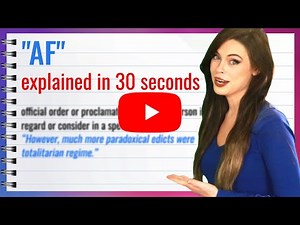 What Does AF Mean In Slang? 💥 Explained In 30 Seconds