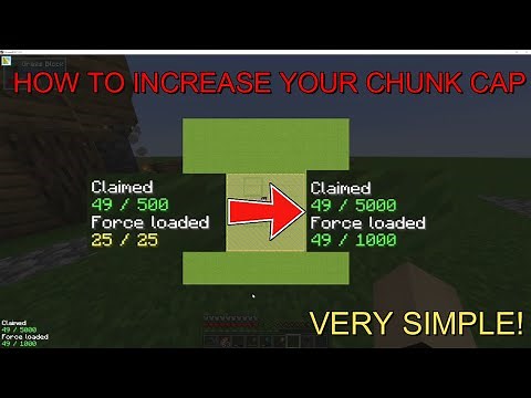 How To Increase Force Loaded Chunks and Claimed Chunks In FTB!