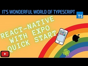 Start a Mobile App with Expo + React Native + Typescript! [2021]