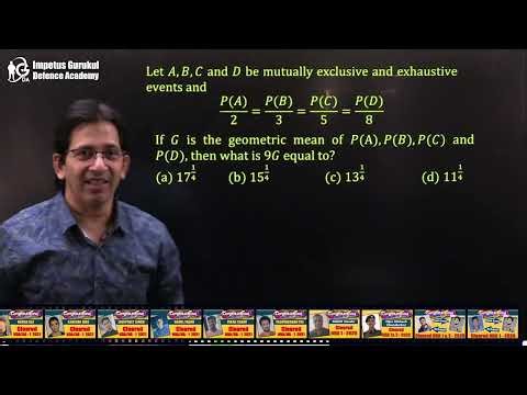 NDA/NA 1 - 2026 Maths Paper Solution | Chapter Wise - Probability Complete Question Solve