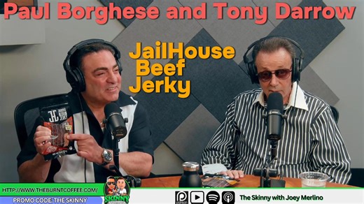 JailHouse Jerky Crew on Instagram: "JailHouse Beef Jerky: The Real Story Behind the Crew | Tony Darrow & Paul Borghese Interview! Actors Tony Darrow and Paul Borghese join the Skinny Podcast ft. Joey Merlino to reveal how they created The JailHouse Jerky Crew — the crew behind the bold new flavor of JailHouse Beef Jerky. What started as a fun idea turned into one of the most talked-about jerky brands on the East Coast. Now officially available at ShopRite stores in New Jersey and Connecticut, Ja
