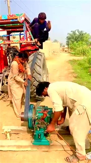 368K views · 1.4K reactions | omg! old diesel machine start with old tractor new technique  | Indian Farmer | Facebook