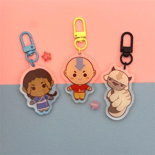 Chibi ATLA Keyrings || 2 Inch - Etsy