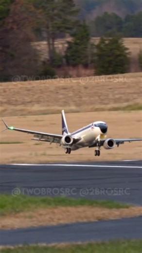 Custom painted 737 MAX in classic Delta Air Lines style