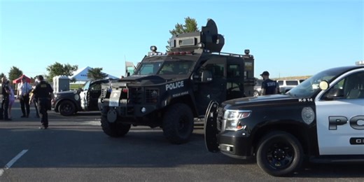 Kearney Police give first public tours of new Bearcat armored vehicle