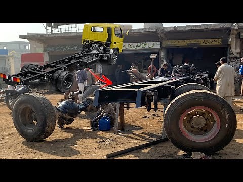 Amazing Manufacturing Process of Truck Trailer Body Frame | Semi Truck Trailer Frame Production