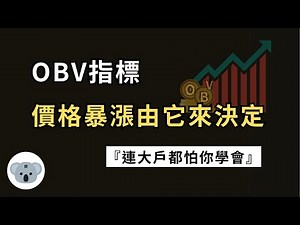【重磅教學】OBV指標：價格暴漲由它來決定！大戶最怕你學會的指標！解決所有指標都存在的問題！（附中文字幕）投資腦袋の 熊敖