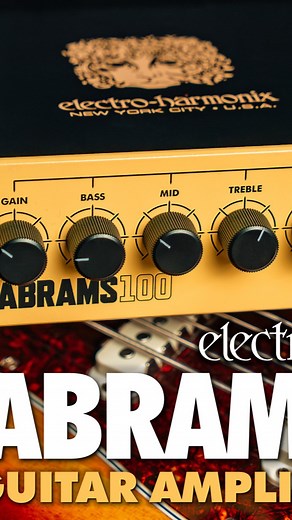Electro-Harmonix on Instagram: "A featherweight amp head clocking in at a mere 2.5lbs, the EHX ABRAMS100 punches well above its weight class while delivering 100 watts of raw analog power. Utilizing a Class-D power amp, the ABRAMS100 features a preamp with a flexible EQ and gain stage with plenty of headroom to accommodate a wide range of pedals, pickups, and playing styles. An FX loop lets you keep your time-based effect pristine or plug into the return with your modeling rig to bypass the prea